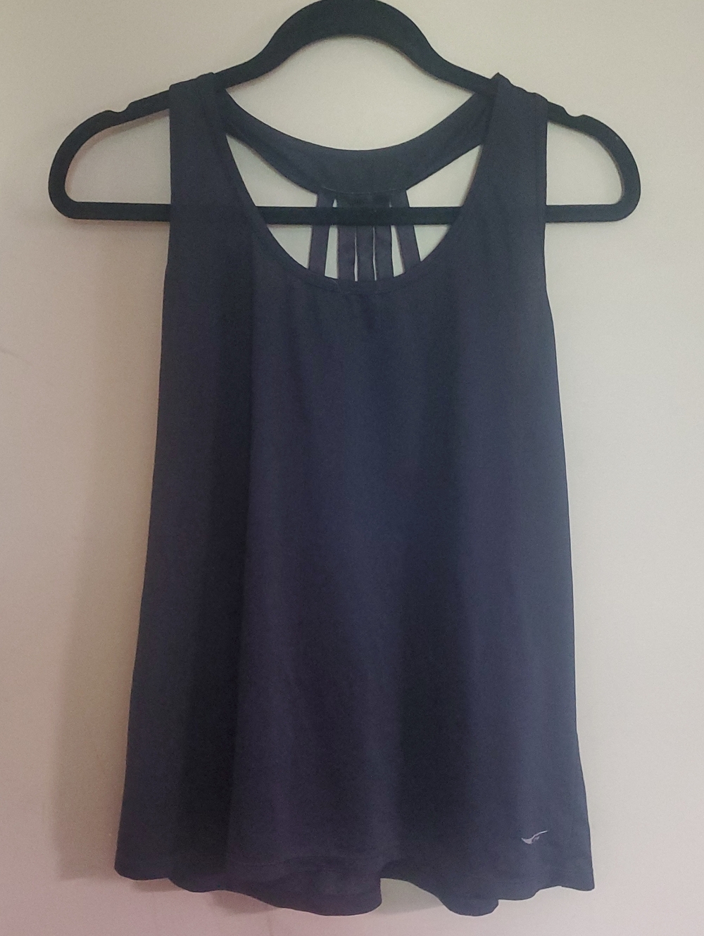 Acx Active Black Strappy Back Tank Top Size Xl